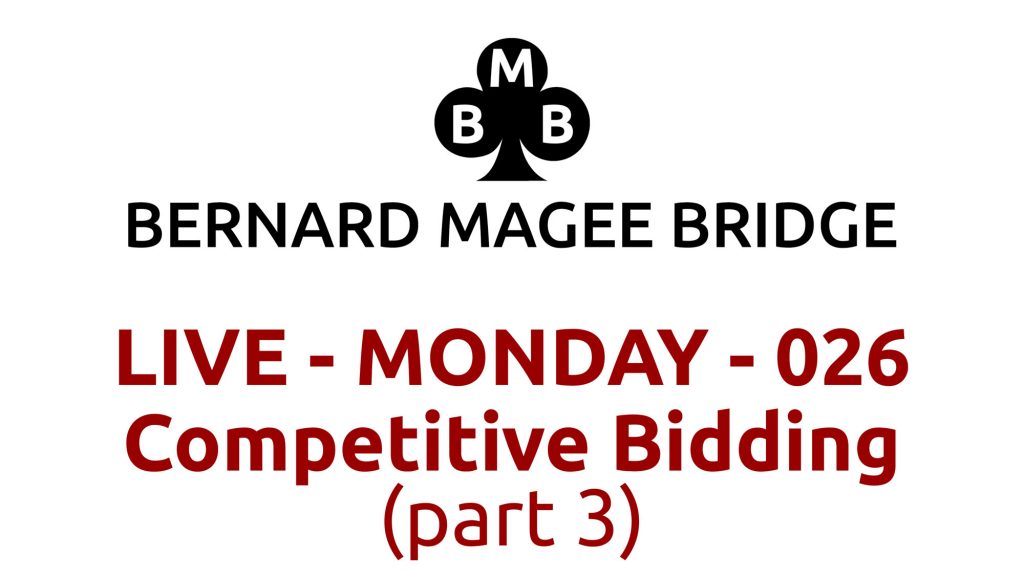 Bmb 3840x2160 live 026 monday competitive bidding part 3