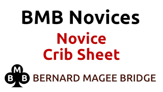 BMB Novice Crib Sheet – Bernard Magee Bridge